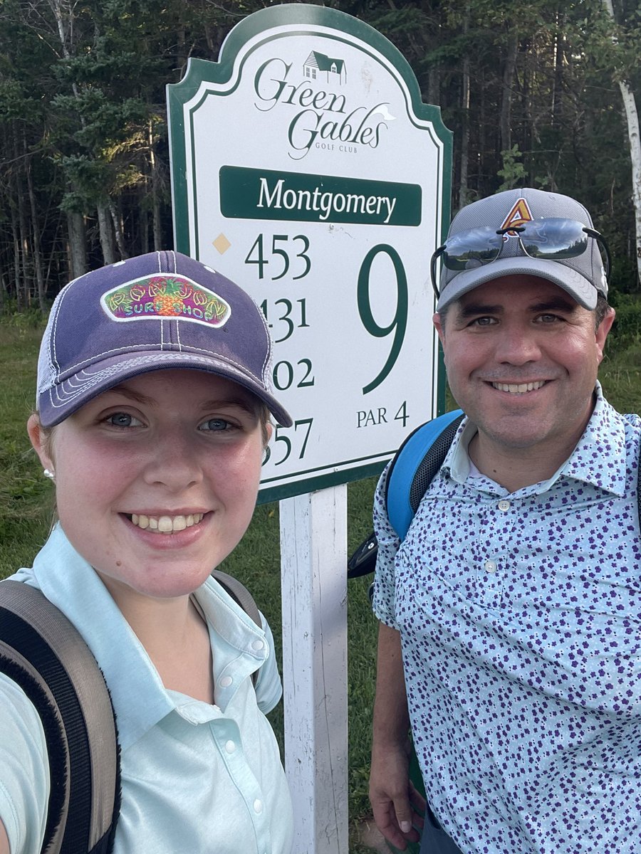 Golfing in PEI with my daughter - checked off the bucket list!!!