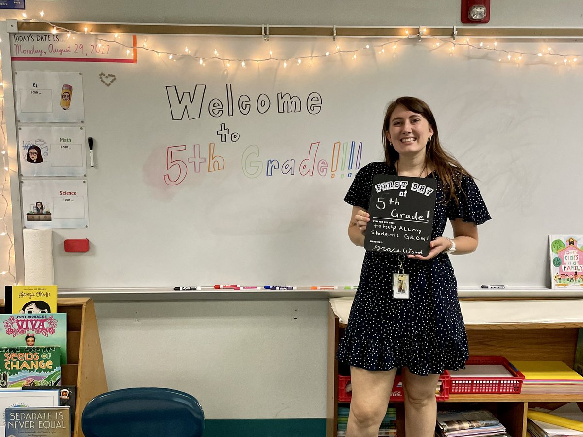 Had a GREAT first day of school with my new 5th graders! Here’s to an equally awesome year! 🌟