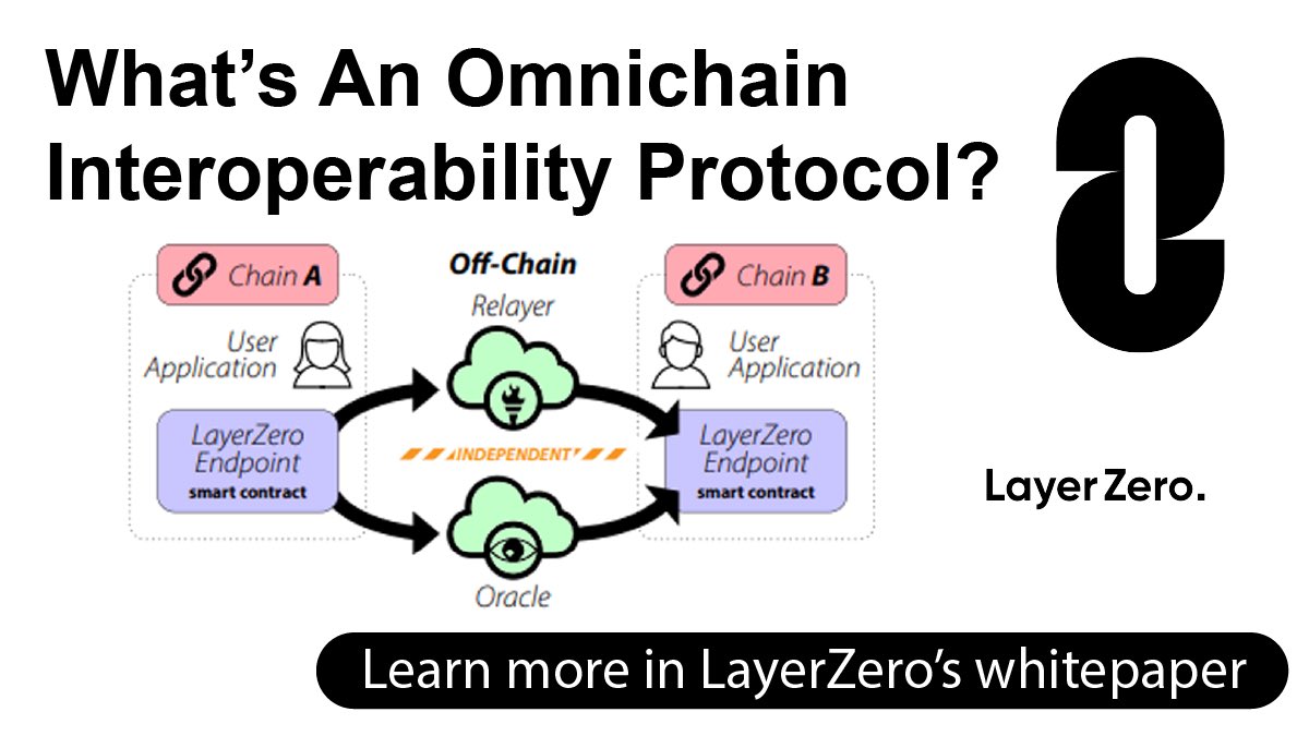 <a href="/LayerZero_Labs/">LayerZero Labs</a> are creating seamlessly connected blockchains, which could be a big step forward in crypto security as bridges would no longer be used!🎉💯