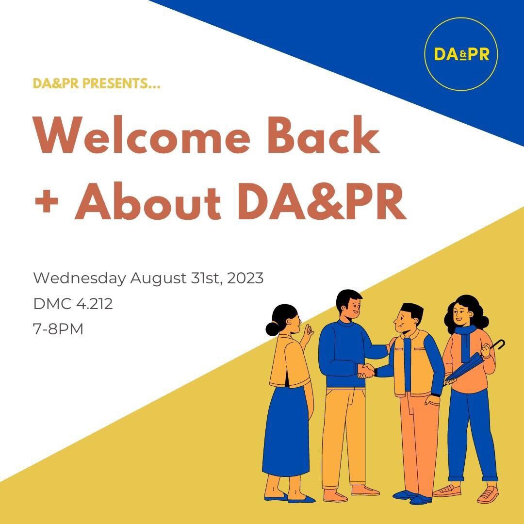 Come out to our first meeting of the semester this Wednesday! We’ll be having an info session about DAPR for anyone interested in our org. There will be free snacks! #txadpr #utorgs