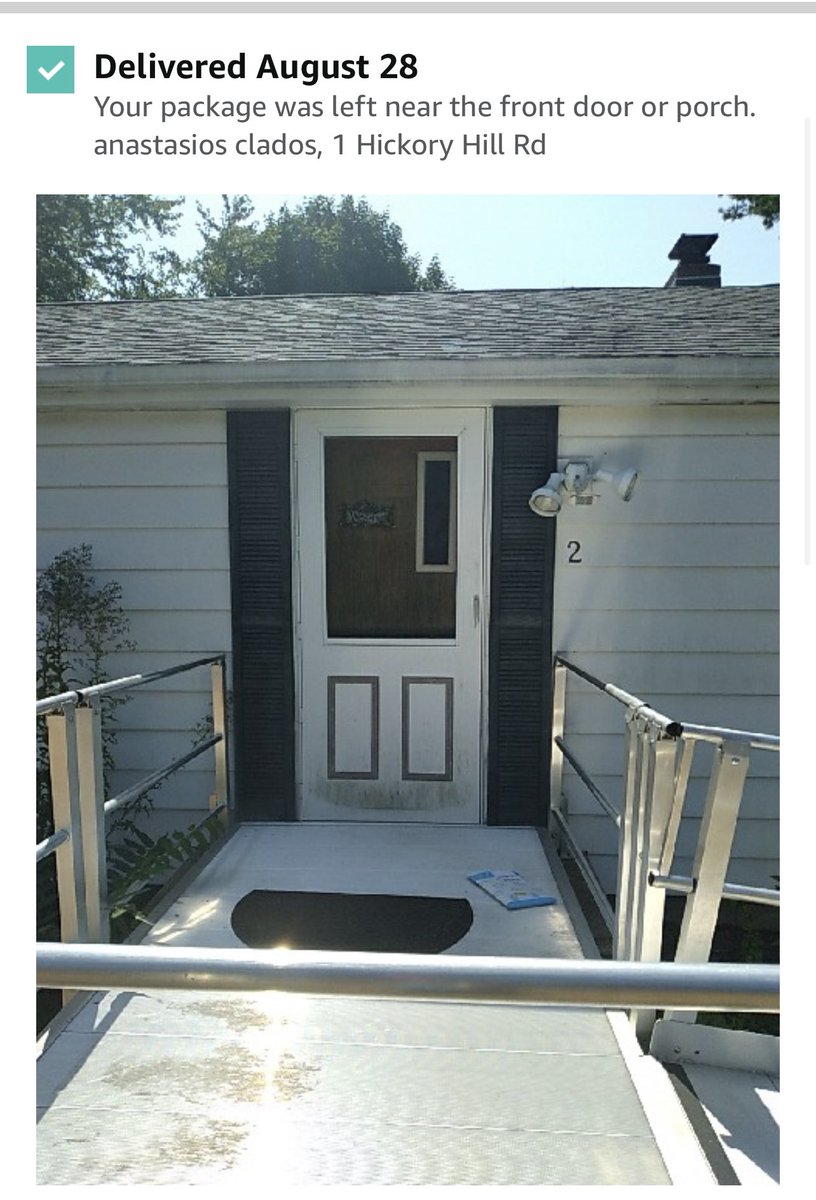 tclados's tweet photo. @AmazonHelp The issue is specifically with Amazon delivery drivers. Ups and usps seem to have no trouble finding my house. #amazon #notmyhouse https://t.co/GEt8Hxm372