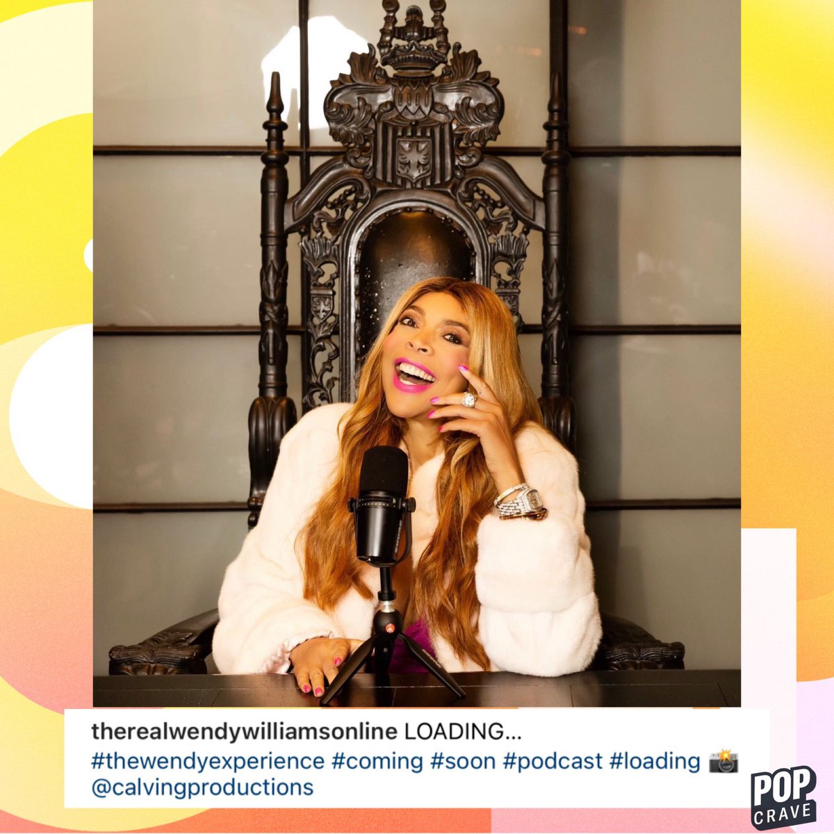 Pop Crave on Twitter "Wendy Williams teases her new podcast in latest