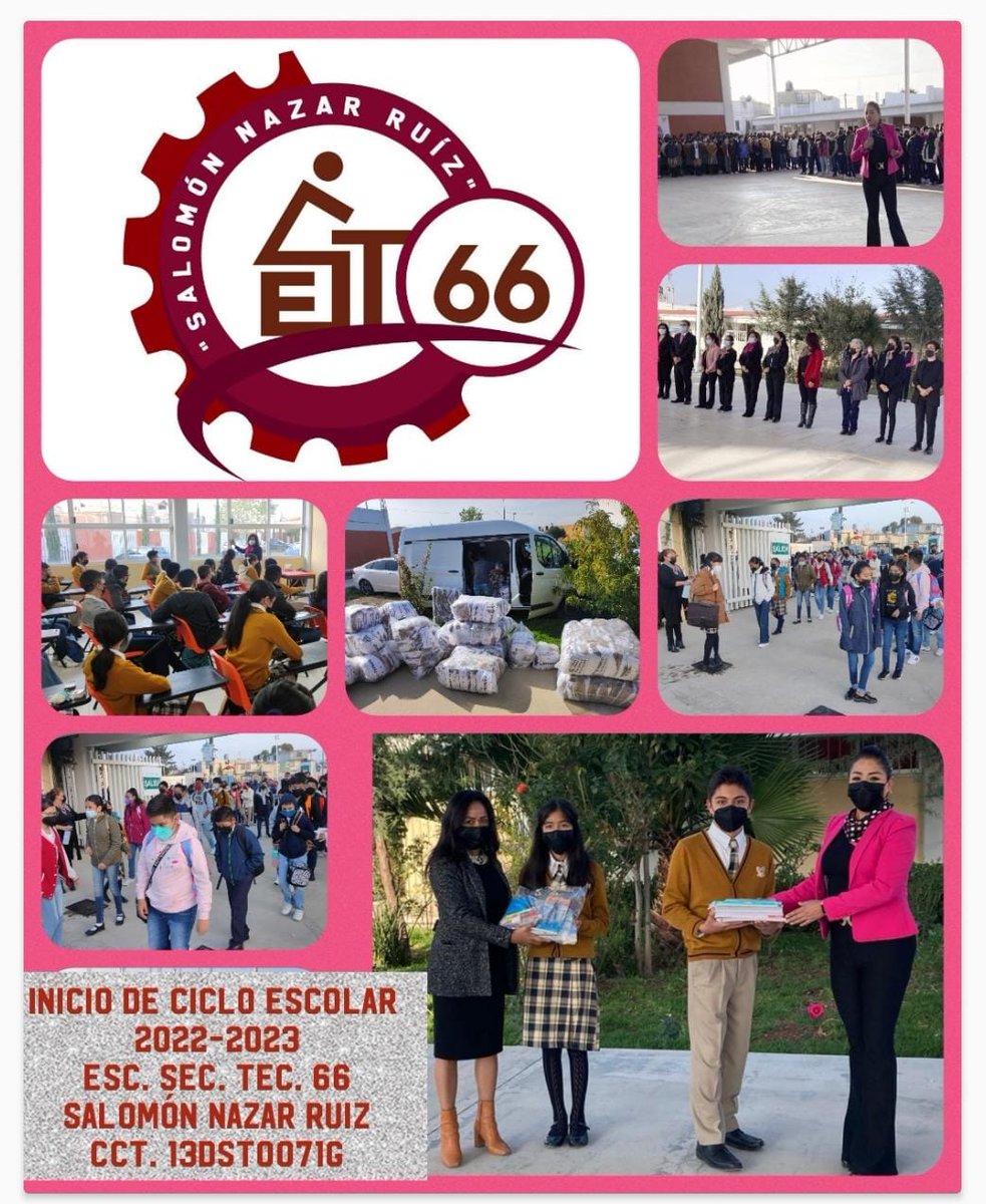 Inicio del Ciclo Escolar 2022-2023, Escuela #SecundariaTécnica 66. Villas de #Pachuca. Zona 1, Sector I. Atienden protocolos sanitarios para salvaguardar la salud de la comunidad educativa, prioridad para el Gobernador <a href="/omarfayad/">Omar Fayad</a>.