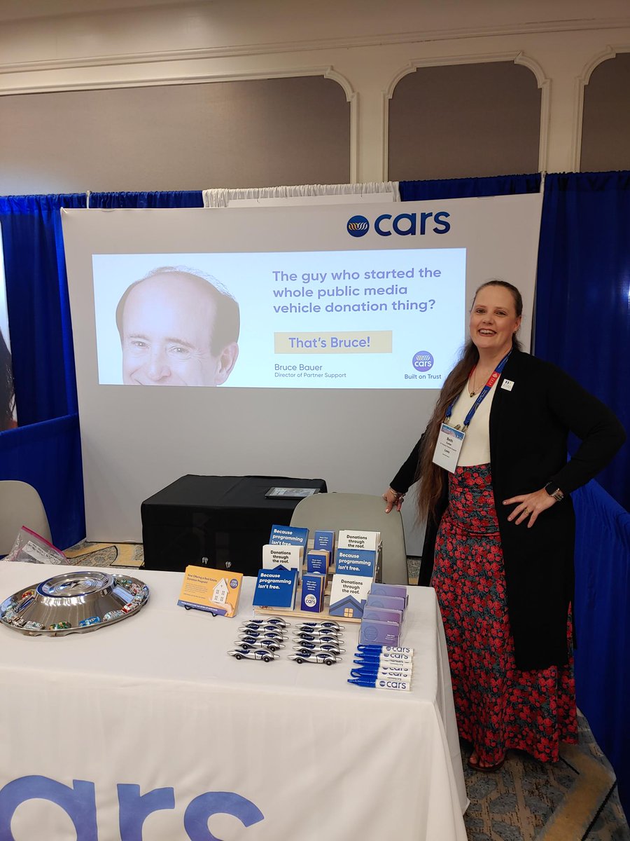 charitableauto's tweet photo. Beth is currently in #NewOrleans for the @PRPDorg Conference! Stop by the CARS booth to chat about how we can help maximize your fundraising through #VehicleDonations and #GivingProperty
#CARS4Good #CARSIntoPrograms #PublicMedia #PublicRadio #RealEstateDonations https://t.co/62ieK0WlVn
