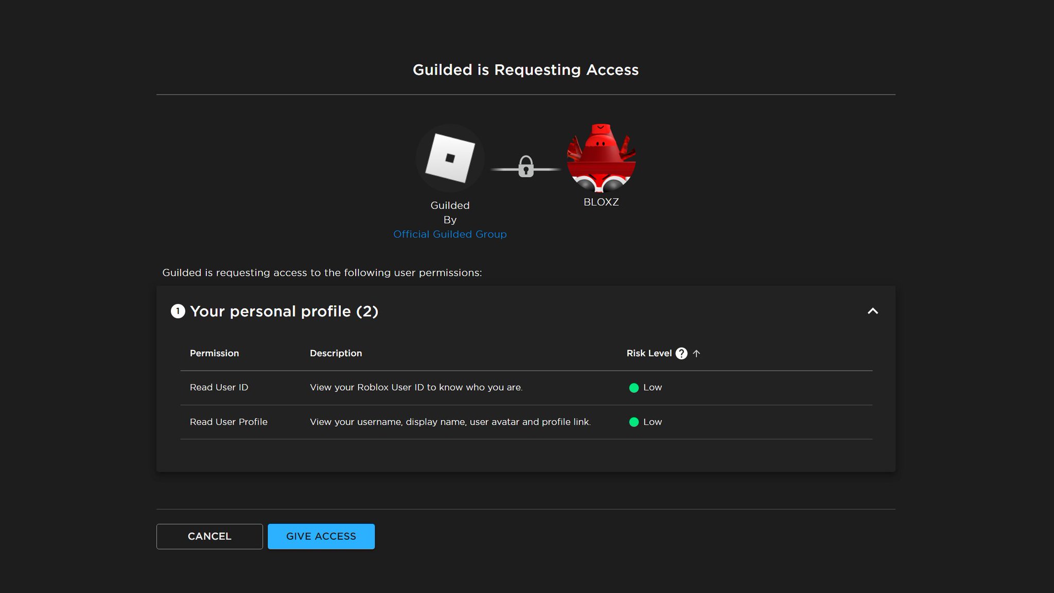 Bloxy news on twitter right now you can link your roblox profile to