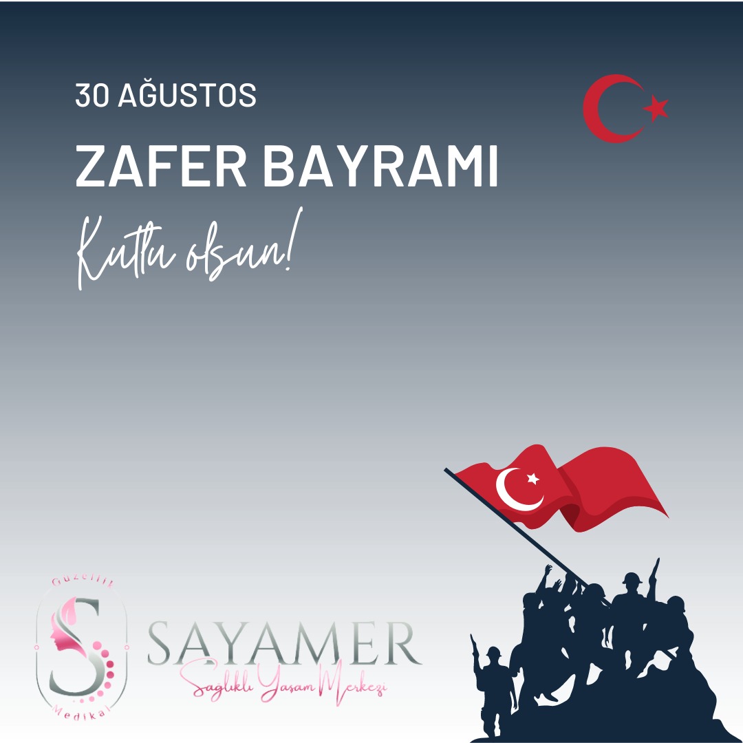 30 Ağustos Zafer Bayramını kutluyor, bu topraklarda ay yıldızlı bayrağımız altında özgürce yaşamamızı kanları ve canları pahasına sağlayan başta cumhuriyetimizin kurucusu, Ulu Önder Gazi Mustafa Kemal Atatürk olmak üzere kahraman gazilerimizi ve şehitlerimizi  şükranla anıyoruz