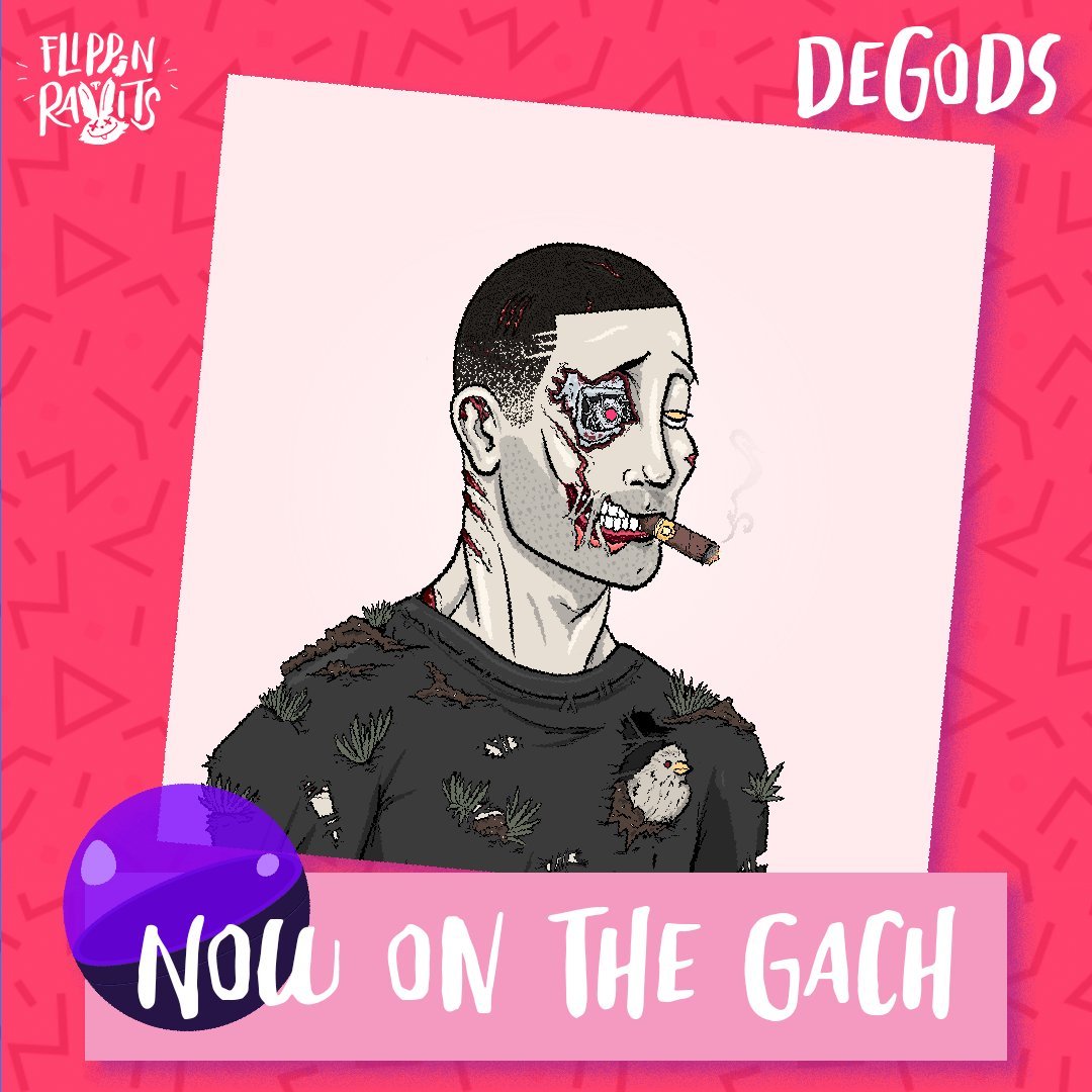 FlippinRabbits's tweet photo. Just want to remind yall that our GACH as an @DeGodsNFT you can win 😍

Once you reach level 6 or Fortunate Rabbit 🐰🍀

@DeGodsNFT FP right now is 580 $SOL 👀

We have also given out over 1K in $DUST which is priced at $3.88 😲

#JustFlipIt https://t.co/spHtzvQ2jN