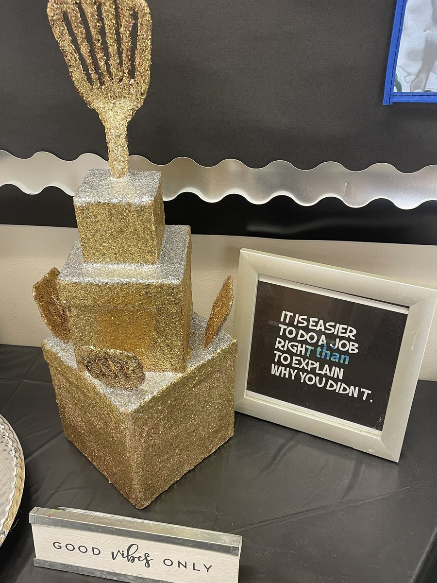 One week down and my students earned the “Spatula Award” for their outstanding behavior in the cafeteria. Way to go guys!!!@CorneliusElem