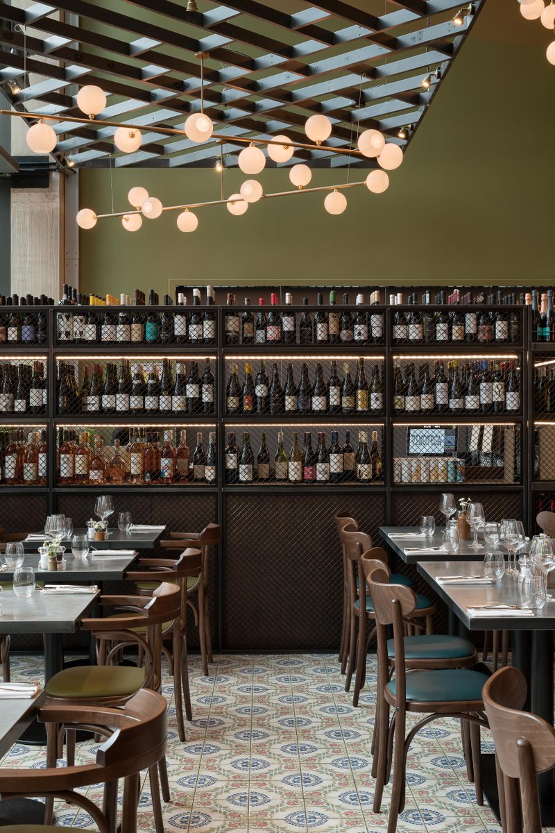 CantorMasters's tweet photo. Our design for @Vinoteca Birmingham includes layers of
warm Mediterranean colours contrasting with the urban textures and Victorian inspired grand feature lighting
#restaurantdesigner https://t.co/5z7eyW85nl