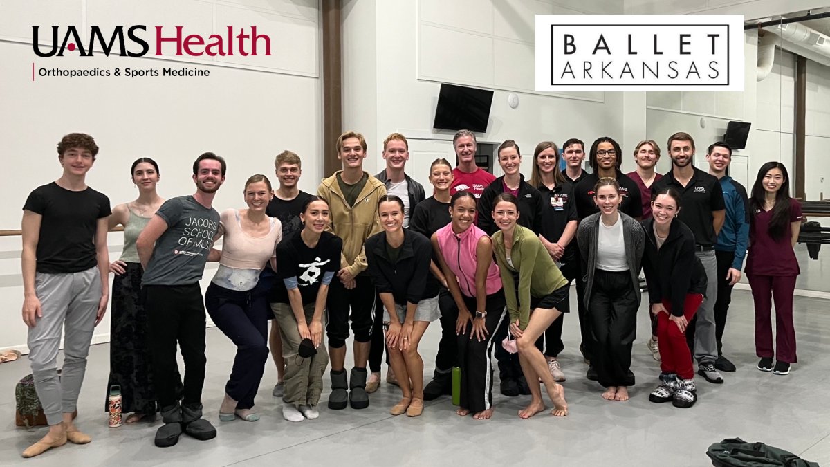 Excited to begin the second year of the partnership between our <a href="/UAMSOrtho/">UAMS Health Orthopaedics & Sports Medicine</a> Physical Therapy group and <a href="/BalletArkansas/">Ballet Arkansas</a>! What's your team doing to assess performance and reduce injuries?! #dance #ballet #arkansas #physicaltherapy #orthotwitter #movement