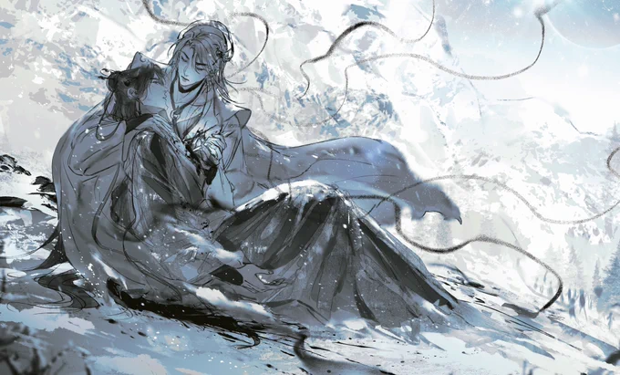 涂了下终章的伪BE…#暮兮 #oc 