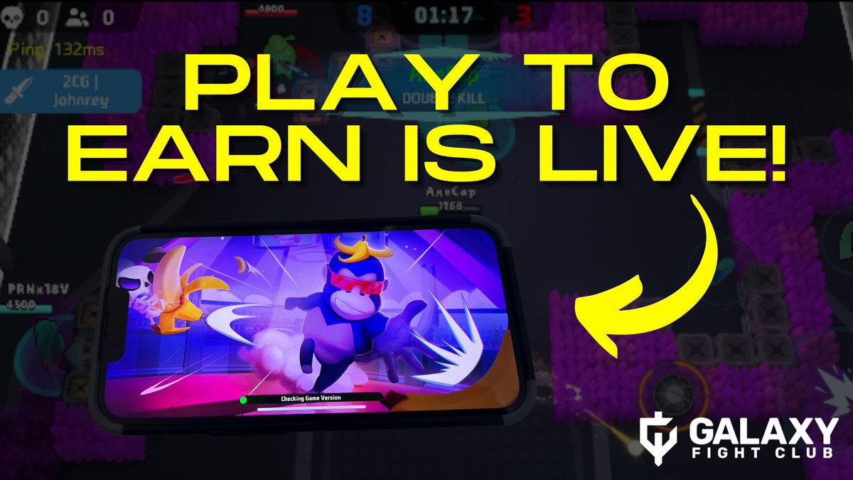 To celebrate our P2E launch, we decided to host a giveaway! 🚨

Total of $3000 worth of prizes in USDC &amp; GCOIN 💰

Make sure to tag 3 friends below for the chance of a small bonus prize! 🤩

gleam.io/5OEi2/galaxy-f…

Hit the link to enter! 👆