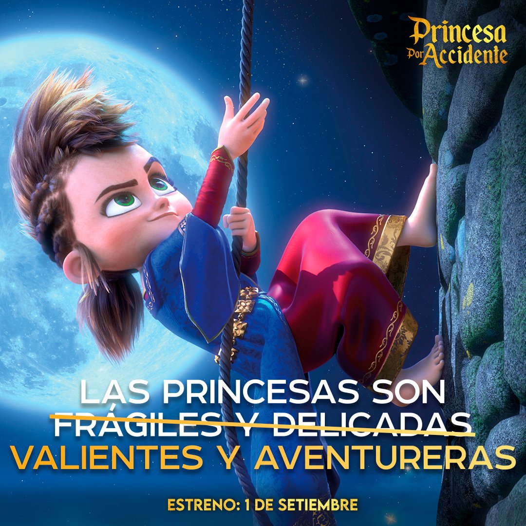 AndesFilmsPe's tweet photo. Ya se acerca el día del estreno de esta divertida historia, conoce como Pil se convirtió en una #PrincesaPorAccidente este 1 de setiembre. 🙋‍♀️👑

#AndesFilms #Cine #Estreno #Película https://t.co/BxbkLN9tZw