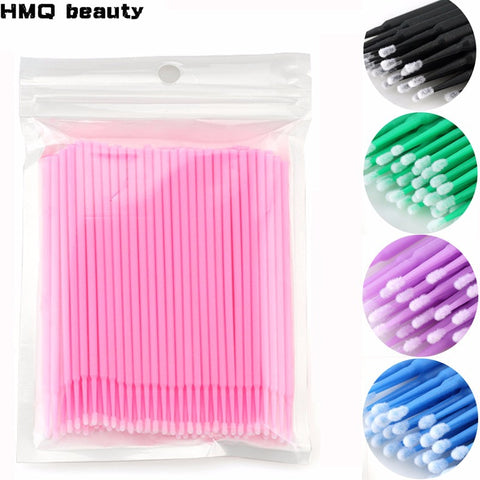 Our hot selling product: Individual Disposable Micro Brush Lash Removing Swabs For Eyelashes 100 Pieces Per Individual Bag , see at absolute-instyle-wigs.myshopify.com/products/indiv…