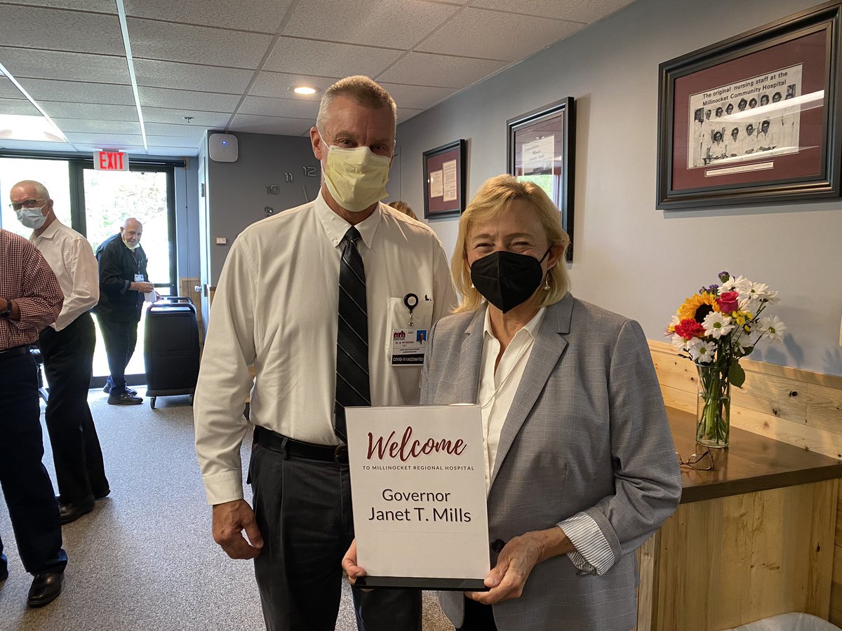 Governor Mills on Twitter "What a great day to be in the