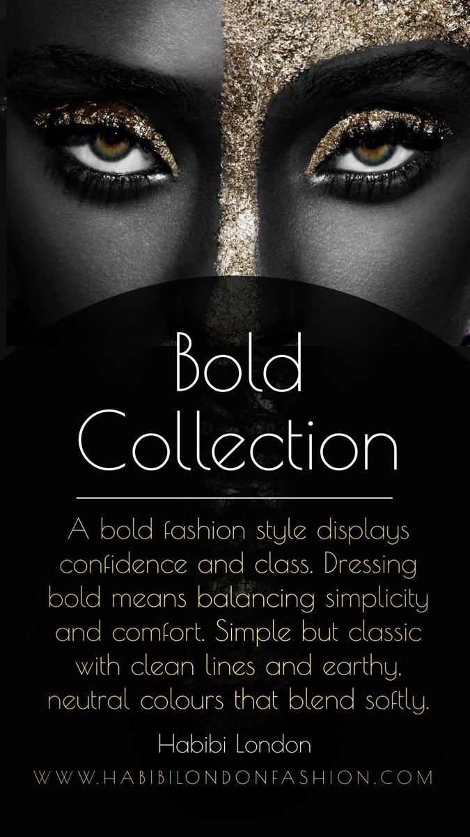 habibilondonfa's tweet photo. "It always seems impossible untill it's done." Are you ready for the bold collection?

#BoldCollection #HabibiLondon https://t.co/Va0YaYoUJN