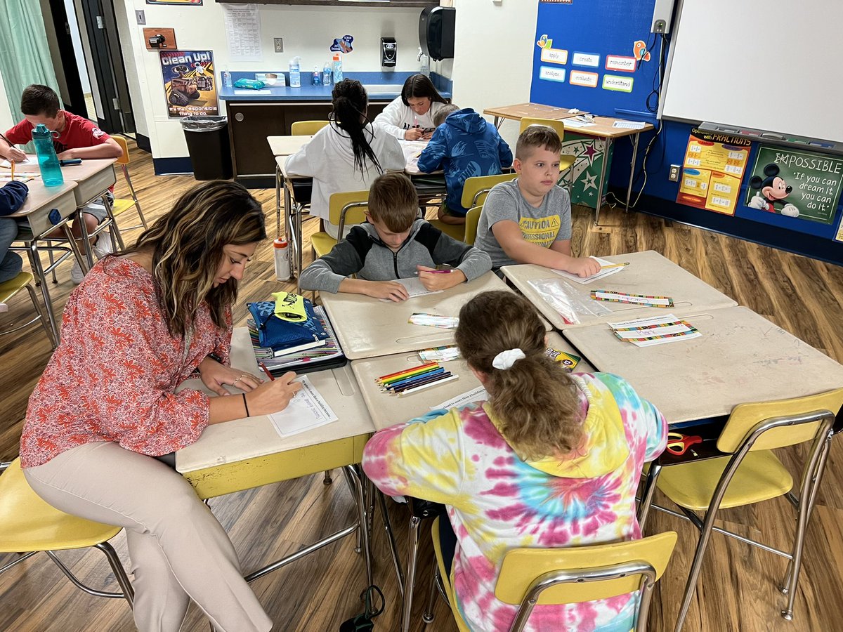 I loved seeing the different Literacy activities throughout the building today.