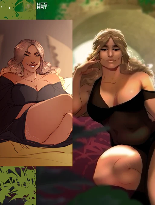 Mods are asleep, post 5yr improvement 2017 -> 2022my OC, Nedalla  