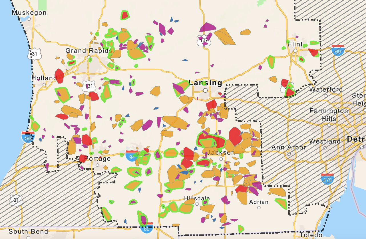 Blake Harms on Twitter: "Significant power outages being reported