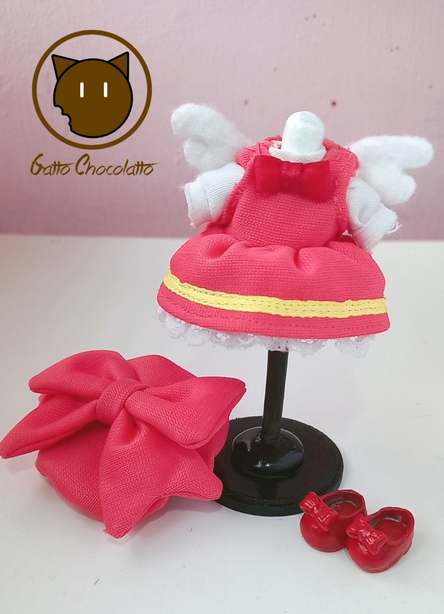 GattoChocolatto's tweet photo. 🌸 NEW ARRIVAL!! 🌸

🌸 Cardcaptor sakura  Cord. 🌸

The new arrival for our nendoroid line is this beautiful dress inspired by Sakura kinomoto magical's outfit from #CardcaptorSakura !!

🌸 ORDER NOW: https://t.co/HwV9jqe3VW 🌸

#sakura #CLAMP #カードキャプターさくら #Nendoroid https://t.co/PxBS0V0dJz