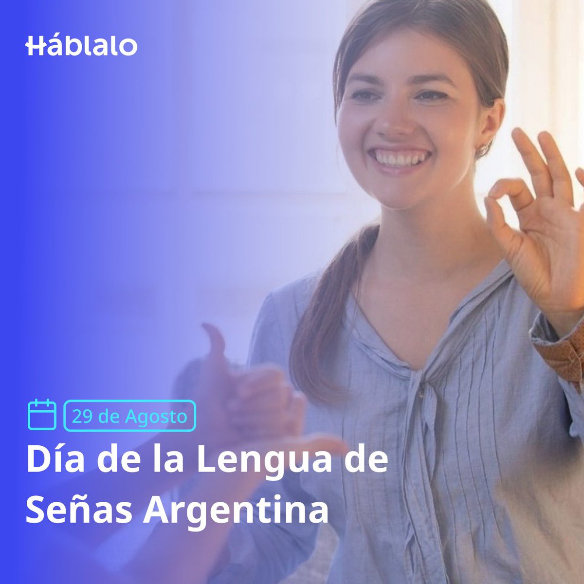 🎉  FELIZ DÍA DE LA LSA 🎉 

En el día nacional de la Lengua de Señas Argentina, saludamos a toda la comunidad sorda del país y nos comprometemos a seguir trabajando por una sociedad mucho más inclusiva ❤️

 ¡Vamos por más! 🇦🇷