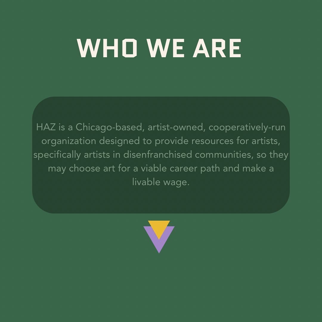 HazRoom's tweet photo. Chicago-based. Artist-run. Cooperatively-owned. https://t.co/0A3ZTojVkr