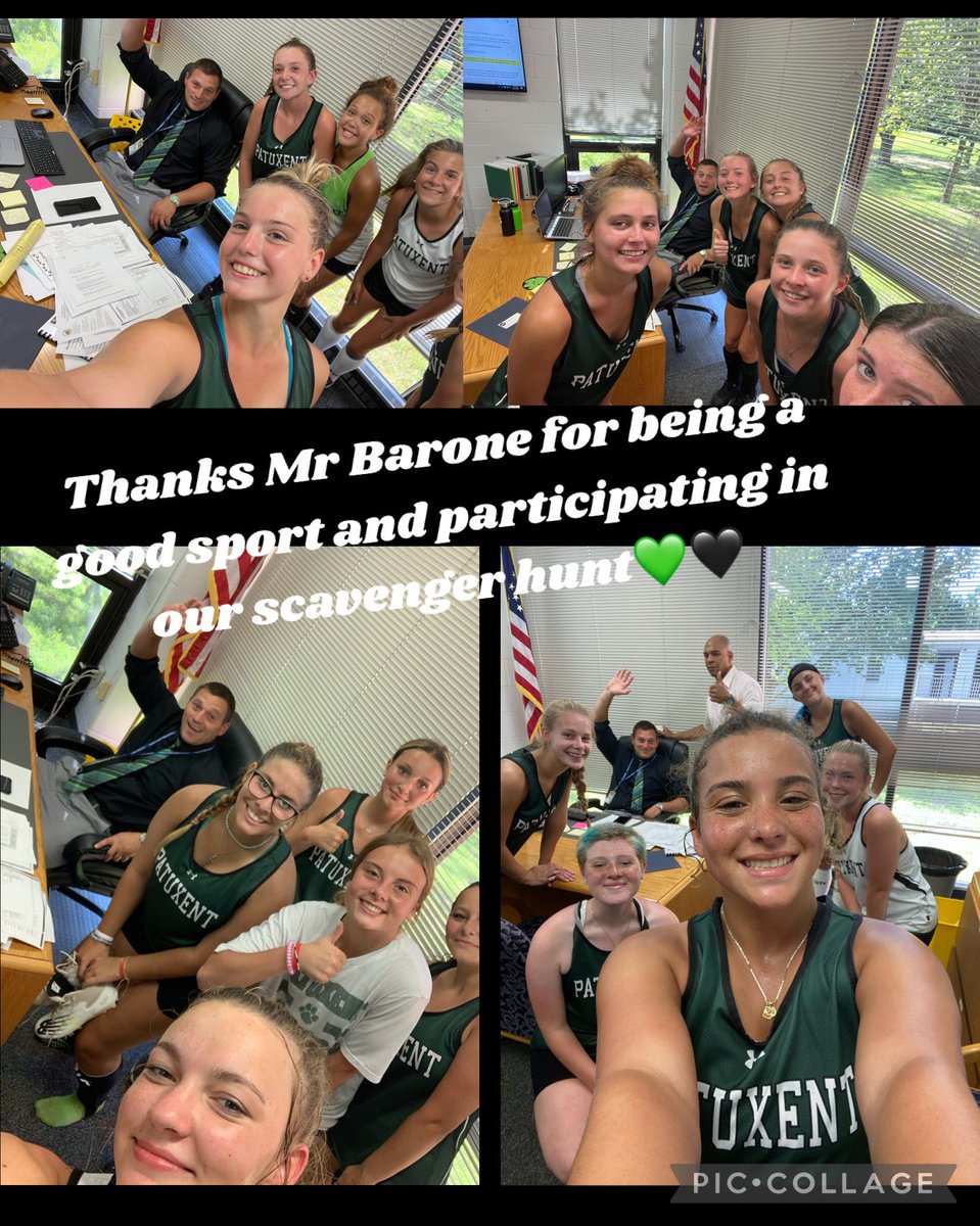 FH scavenger hunt…. Thanks Mr Barone!!! “Get a pic with your principal”