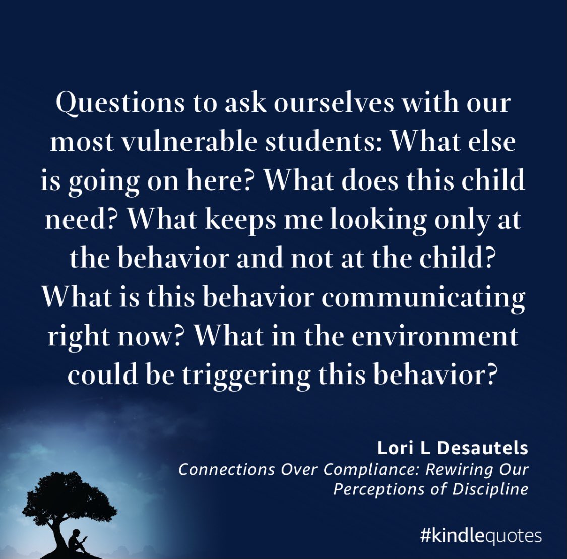 WalterFCPS's tweet photo. I wish I would’ve read this so much sooner!!! Highly recommend Connections Over Compliance! https://t.co/gR39D7Hx26