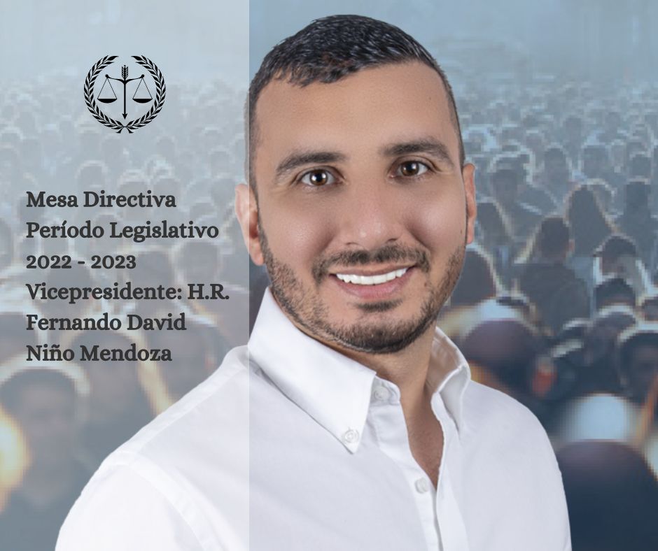 ComLegalCuentas's tweet photo. Comisión Legal de Cuentas
Mesa Directiva Período Legislativo 2022 - 2023
Presidente: H.R. Elkin Rodolfo Ospina Ospina
Vicepresidente: H.R. Fernando David Niño Mendoza
Secretaria General: Gloria Betty Zorro Africano https://t.co/liRkzxmAI0