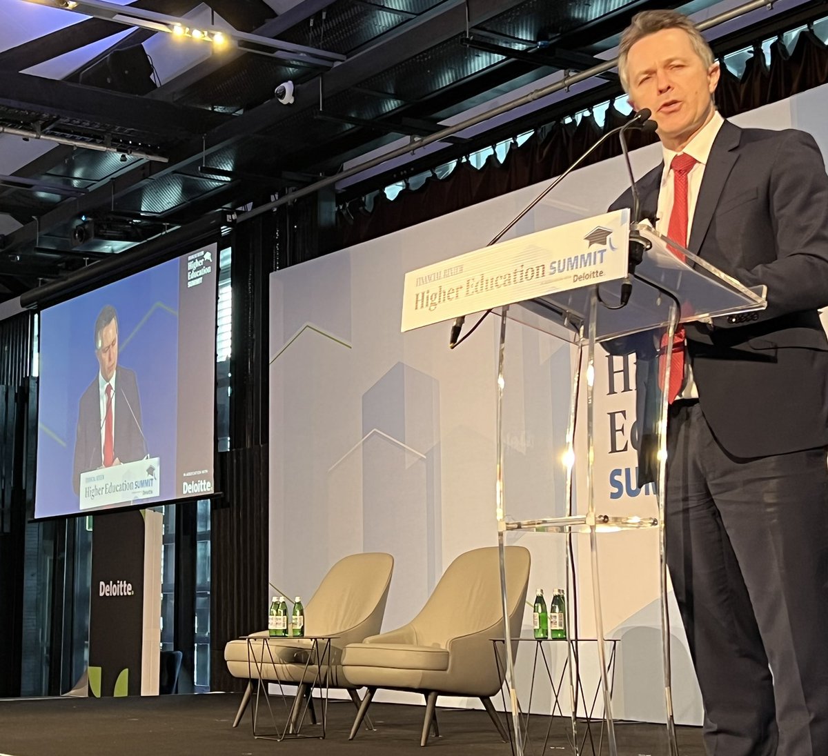 STodd_Griffith's tweet photo. @JasonClareMP highlighting the significant contribution Australian universities can make to the future of India - both here in Australia and via TNE #intled @IRUAustralia @FinancialReview @Deloitte #HigherEdSummit https://t.co/lDUaN0QsE0