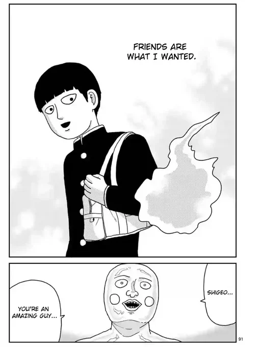 Thinking of redrawing Mob Psycho 100 panels 