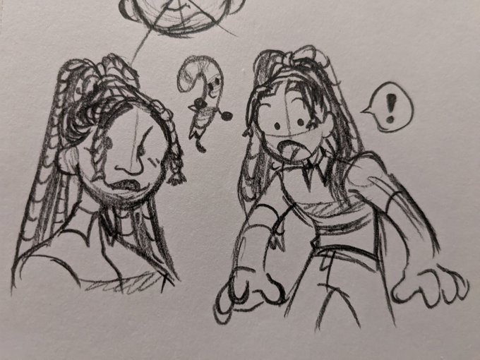 im torn on making candy cane dark skinned or albino if i ever color him 🤔 https://t.co/KGJRTShGgh 