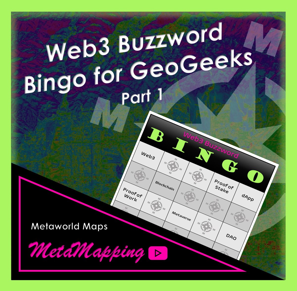 metaworldmaps's tweet photo. 📽🚨NEW EPISODE ALERT🚨📽
Web3 Buzzword Bingo for GeoGeeks | MetaMapping
https://t.co/EIJCe0JUZY
Discord: https://t.co/mcagMA2BVp
.
.
__
#nft #smartcontract #web3 #polygon #blockchain #metaverse #gis #map #maps #geogeek #mapgeek #geospatial #metamapper #gischat #metamapping https://t.co/xoMvHz9sHB
