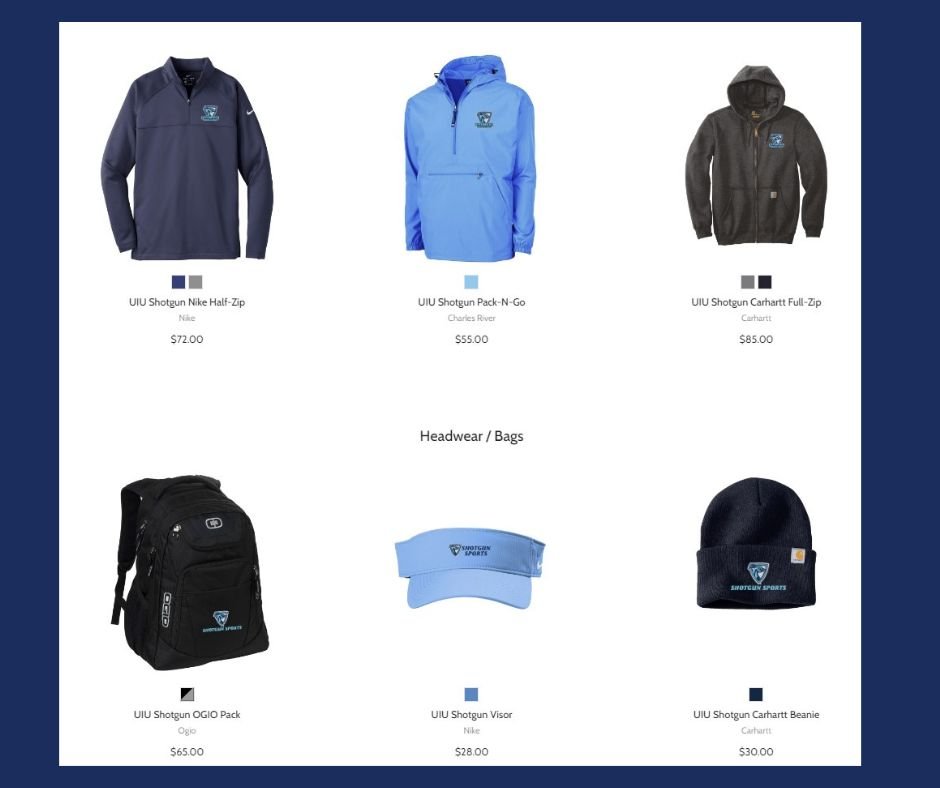 Attention Peacock Fans the Upper Iowa University Shotgun Sports Team Gear Store is Open!

Shop here: rivalsinc.com/uiushotgun

Adult and youth sizes available

Closes September 7

#upperiowa #collegeshotgunteam #collegeshootingsportsrecruiting #shootingsports #collegeshotgunsports