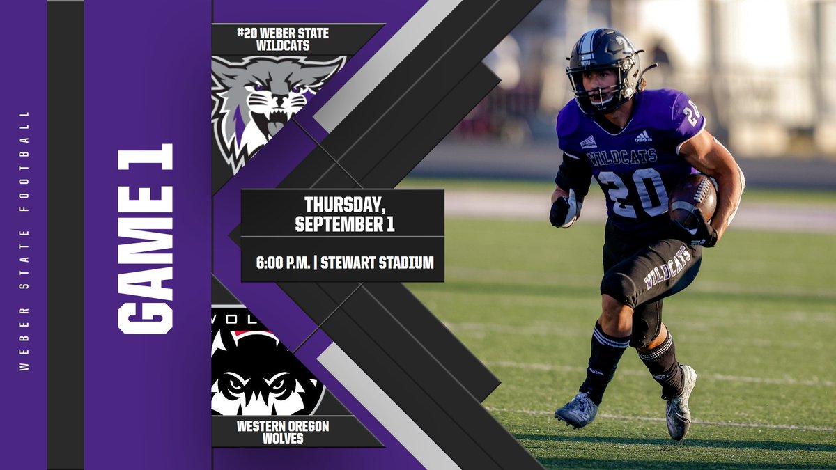 Game Week is here! Game notes for Week 1️⃣ See you Thursday night! weberstatesports.com/news/2022/8/29… #WeAreWeber