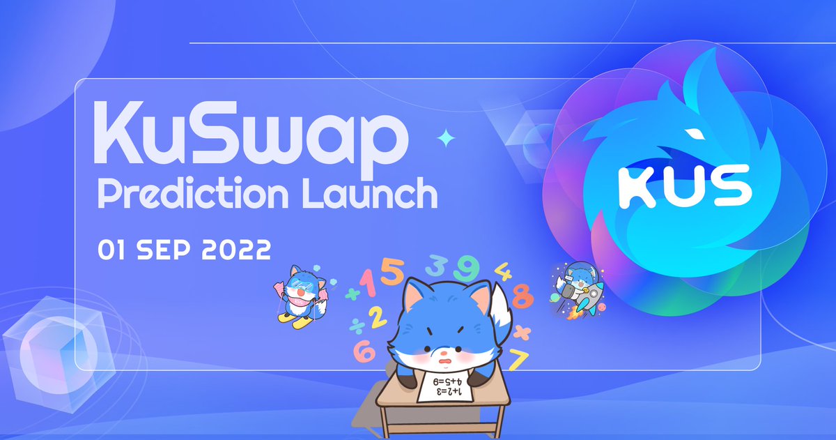 kuswapfinance's tweet image. KuSwap Prediction Launch 🔮🚀
kuswap.medium.com/kusplay-predic…

Head over to play.kuswap.io to play 🔥

Here's the 10 KCS ($100 USDT) Twitter #Giveaway

1⃣ Follow KuSwap
2⃣ Retweet this tweet ✅✅
3⃣ Reply to this tweet with your KCS price for next week 

$KCS #KCC  #KuCoin