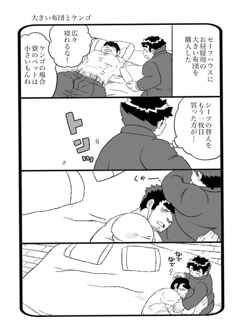 放サモ
大きい布団とケンゴ 