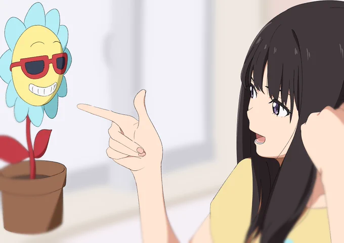 ば〜ん。#リコリコ #リコリス・リコイル 