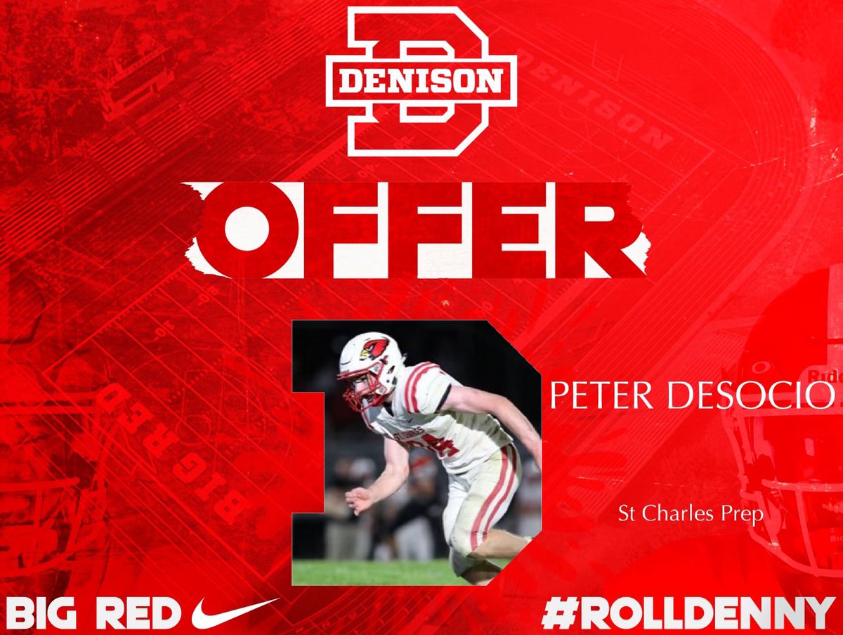 pete_desocio's tweet photo. Thank you @coachhatem and Denison Football for the offer! https://t.co/UEolUQRWGs