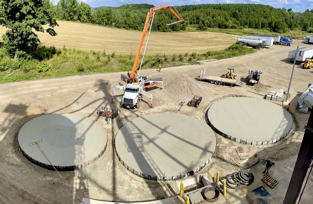 3️⃣ Bin Bases installed for an elevator by Fergus late last week🌾🌽  <a href="/jel_ltd/">John Ernewein Ltd.</a>