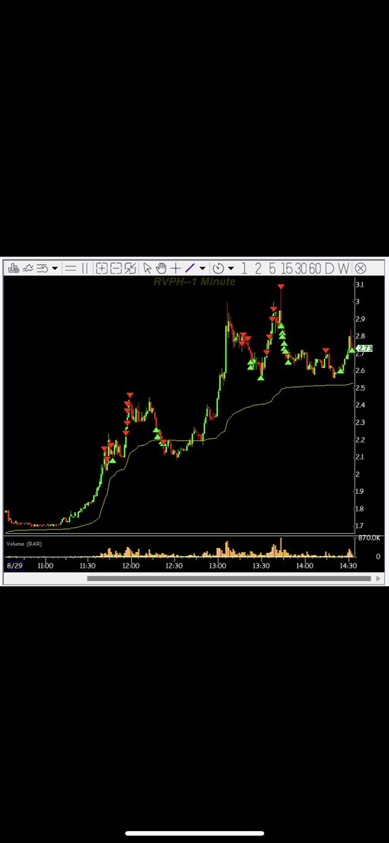 mr_arsic's tweet photo. $RVPH was haaaaaaaard today https://t.co/5jRbZd3xAT