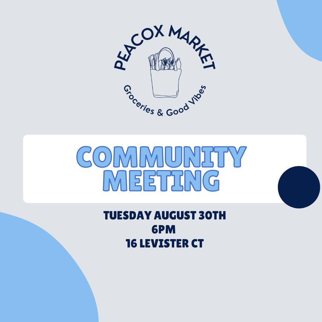 Let’s build a grocery store! Join us tomorrow for sno cones and convos!