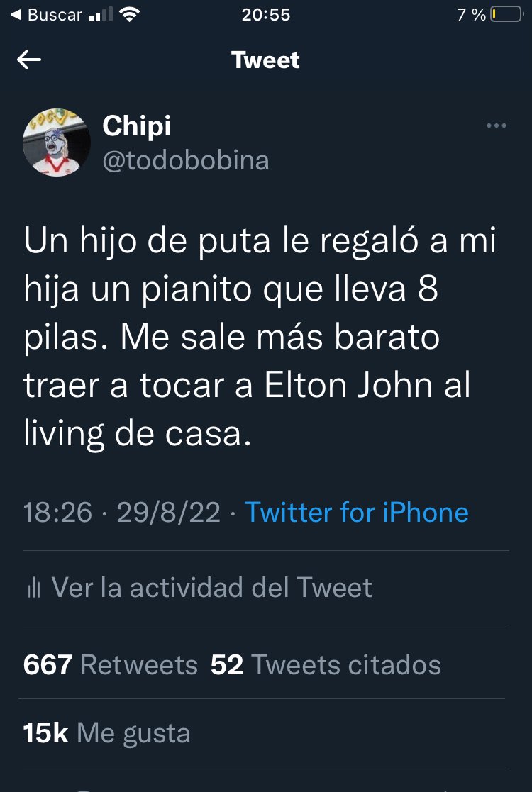 Chipi on Twitter "15k en dos horas, el primero tiene 10 en 8 años, hay algo que no es normal en