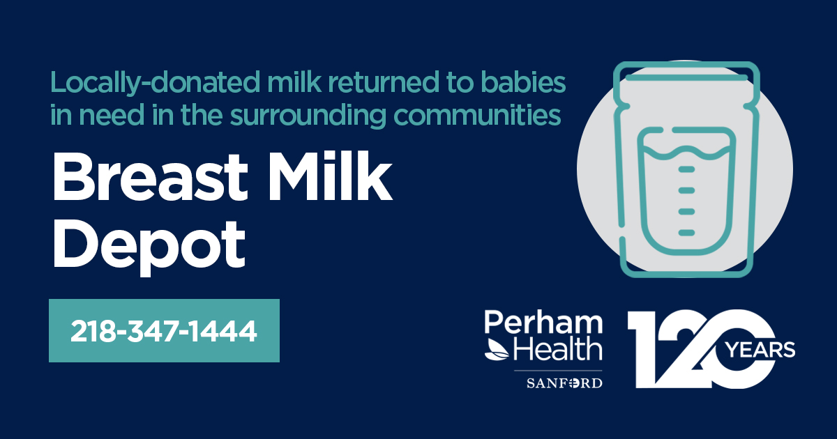 PerhamHealth's tweet photo. For various reasons, a mother may not always be able to produce breast milk for her baby. Perham Health’s breast milk depot makes it possible for women with an ample supply of breast milk to share that gift with an infant in need. 
-
#PerhamHealth #BreastMilkDepot https://t.co/gnql5RdaeX