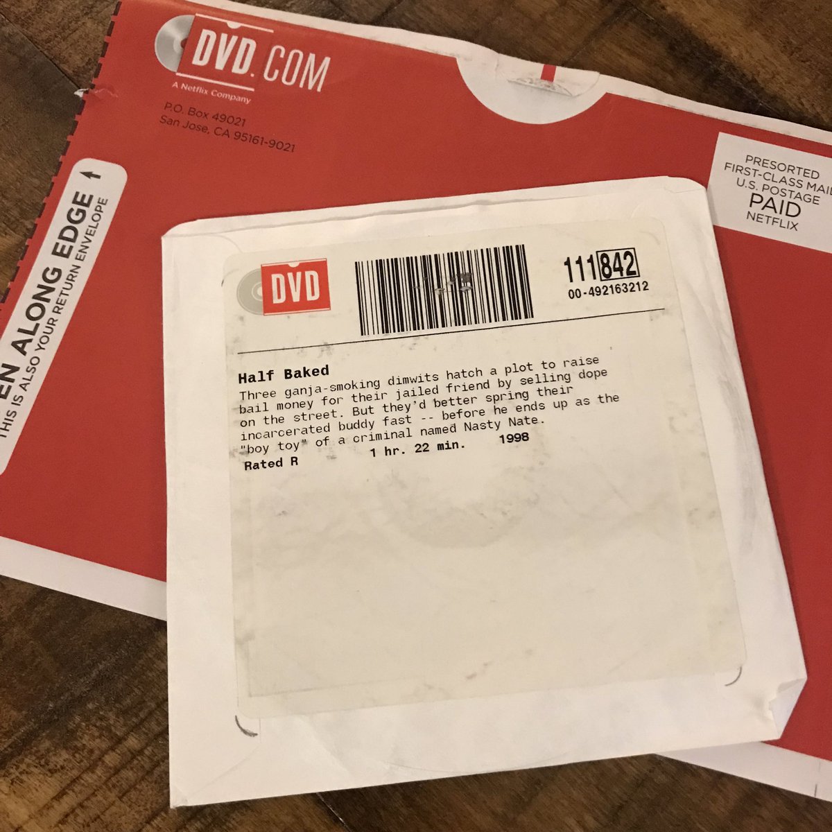 ASODecals's tweet photo. Well I didn’t plan on 2 @dvdnetflix posts today but the #redenvelope showed up today. #DVDNetflix25 https://t.co/P1DsBVU1XL