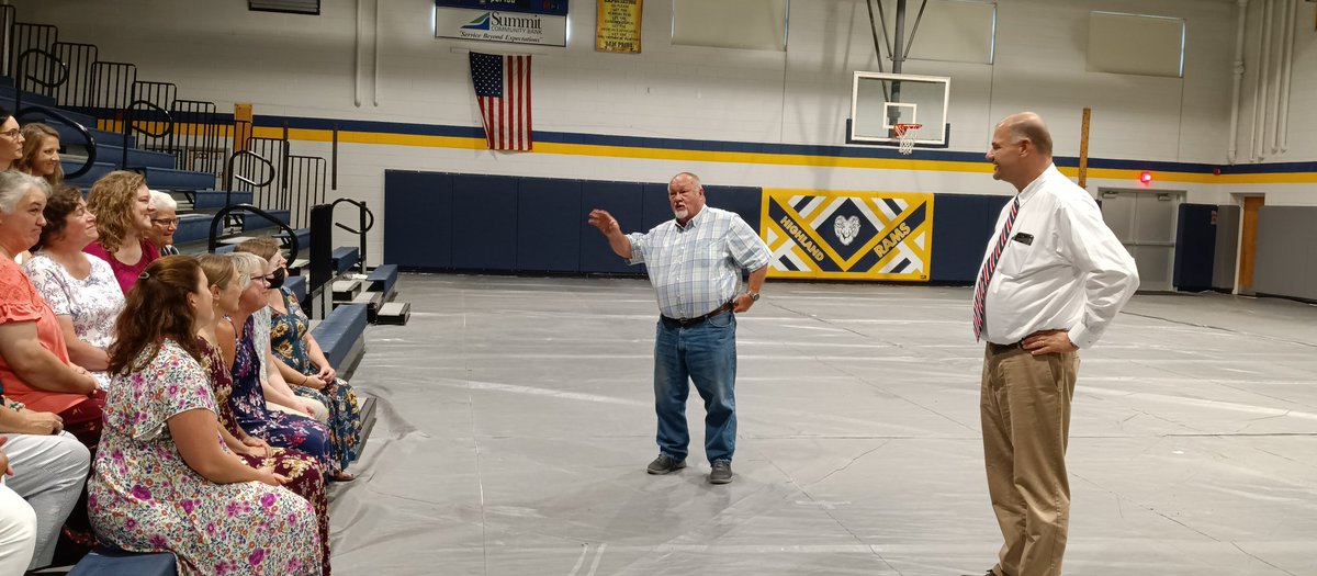 nmcabral's tweet photo. Thank you Kenny for representing the school board tonight and for the uplifting words to our elementary staff! #hcps_rams https://t.co/J4L3mwReG2