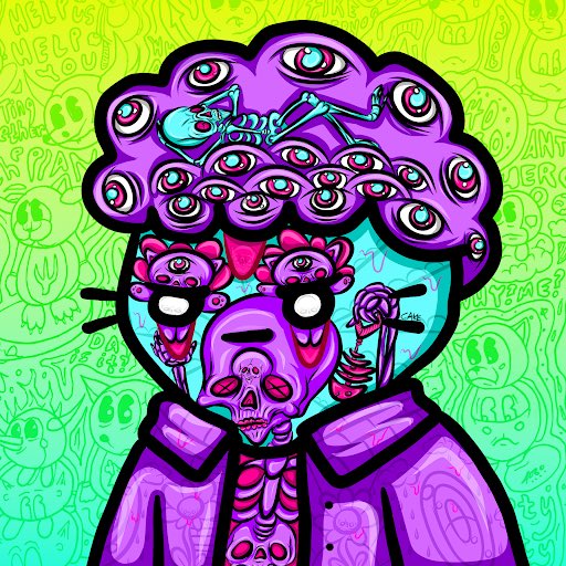 TyrrellCody's tweet photo. #NewNFTProfilePic NFT by @CakeNygard laying on a bed of eyes must feel like a water bed right ? Dude looks pretty comfy up there kinda jealous haha 😂 #CakeWave #CoolCake #CakeNygardisAI #CakeIsKing #communityshield #CAKE #CakedFam #opensea #Unity #peekaboo #Dr #WhoRulesTheWorld https://t.co/tItgbz1JGc