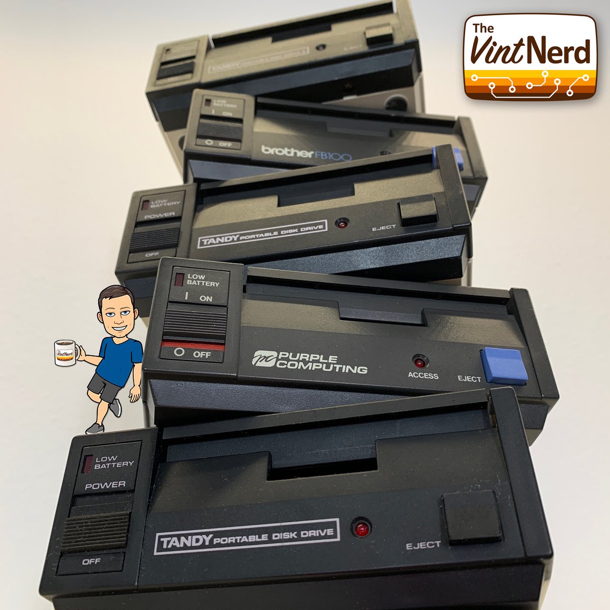 thevintnerd's tweet photo. If only the Model 100/102/200 Laptops had multiple serial ports. Could you imagine the Storage!? :p
#Tandy #RadioShack #TRS80 #Model100 #M100 #ModelT #TandyPortableDiskDrive #TPDD #VintageComputing #RetroComputers #RetroGaming #TheVintNerd https://t.co/KPASt7jY29