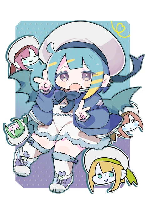 リィラも描いてと言われたので描きました