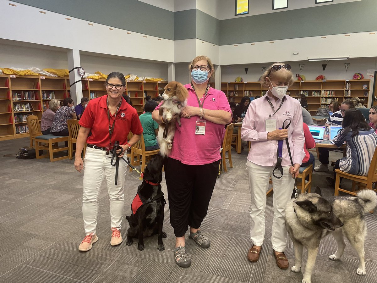 BrennionKelly's tweet photo. I started my day @CesarChavezLC21 in PreK to strong routines & a great morning message. I ended my day with therapy dogs β€οΈ my staff. Thank you @unitedtolearn for connecting us with Bella, Dallas & Henry. @BANDDISD @ICanReadDallas #AllGoodDogs β€οΈπβπ¦ΊπΎπΆ https://t.co/PjPEGP3jgC